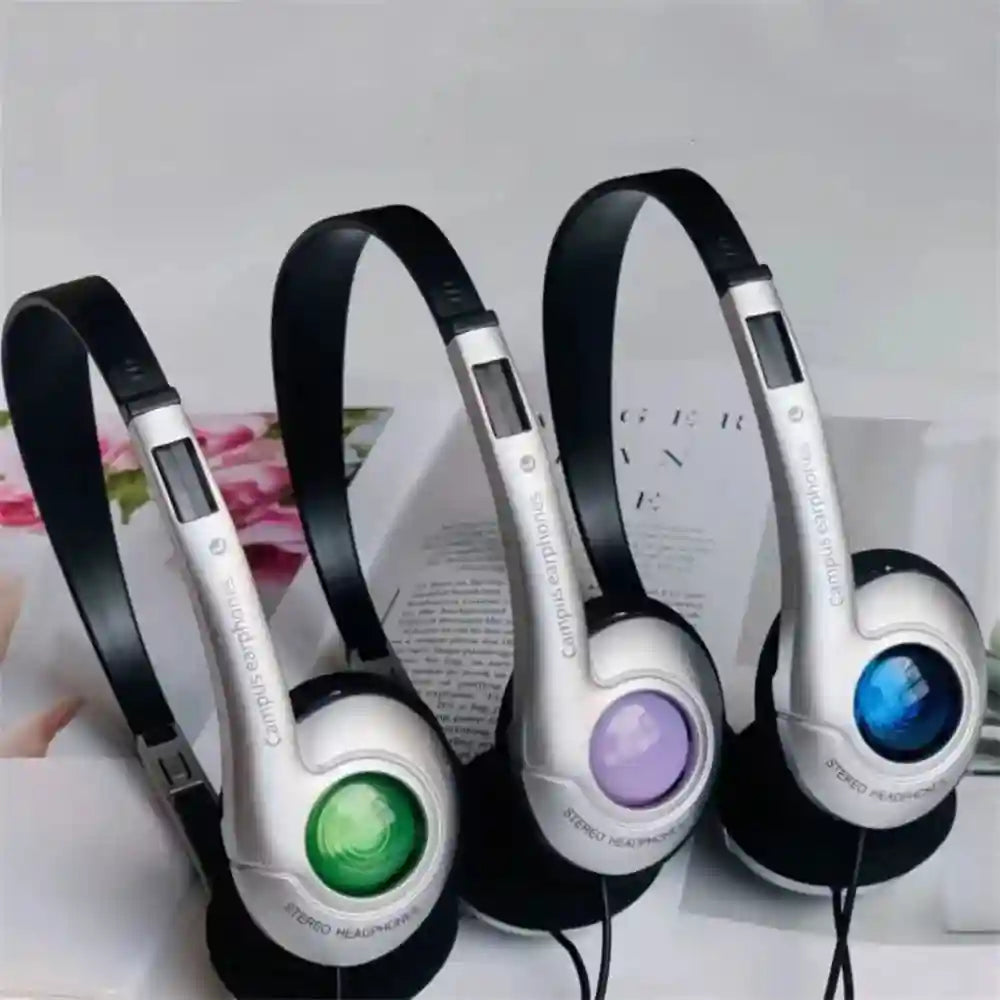 Retro Wired Over-Ear Headphones Y2K Style - Tidesmit Audio Tidesmit