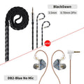 HiFi In-Ear Monitors 1DD+1BA Hybrid Dual Driver Earphones | Tidesmit IEM 3.5BlackDawn Tidesmit