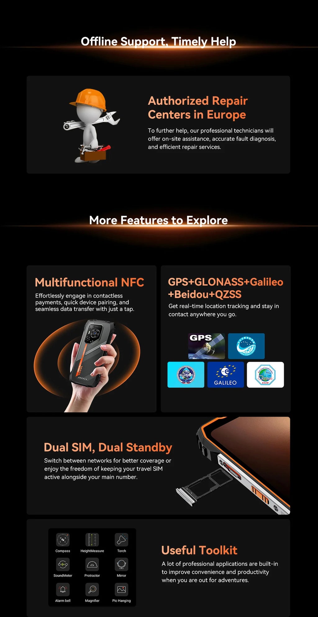 Blackview OSCAL PILOT 3 5G mobile phones AI Rugged Smartphone MTK 6300, 6.78" 2.4K Display 120Hz, 12GB 256GB, 7500Amh Phones