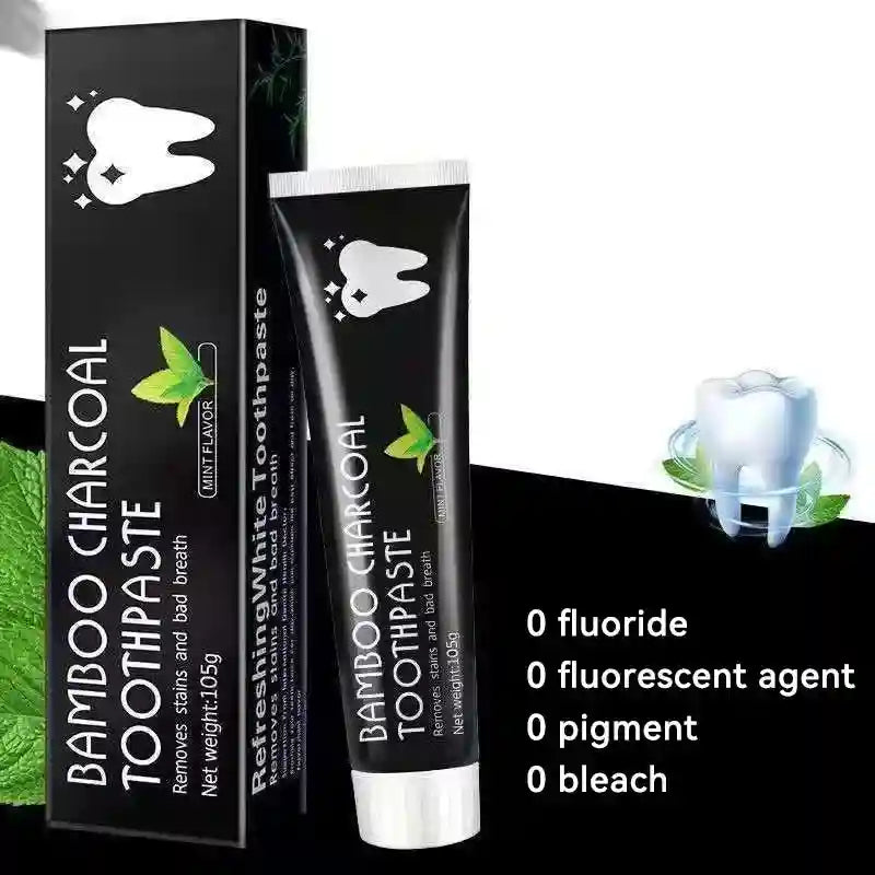 Tidesmit bamboo charcoal whitening toothpaste for effective teeth stain removal and fresh breath oral care
