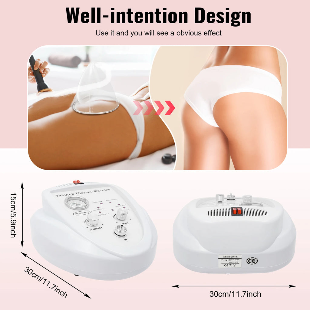 Electric Vacuum Breast Massager - Professional Body Shaping Device Body Shaping Massage Equipment Tidesmit
