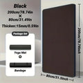 Two-Piece Set High Quality Extra Sport Thick Nbr Non-Slip Yoga Mats For Fitness Pilates Gym Home Tasteless Spor Universal Men