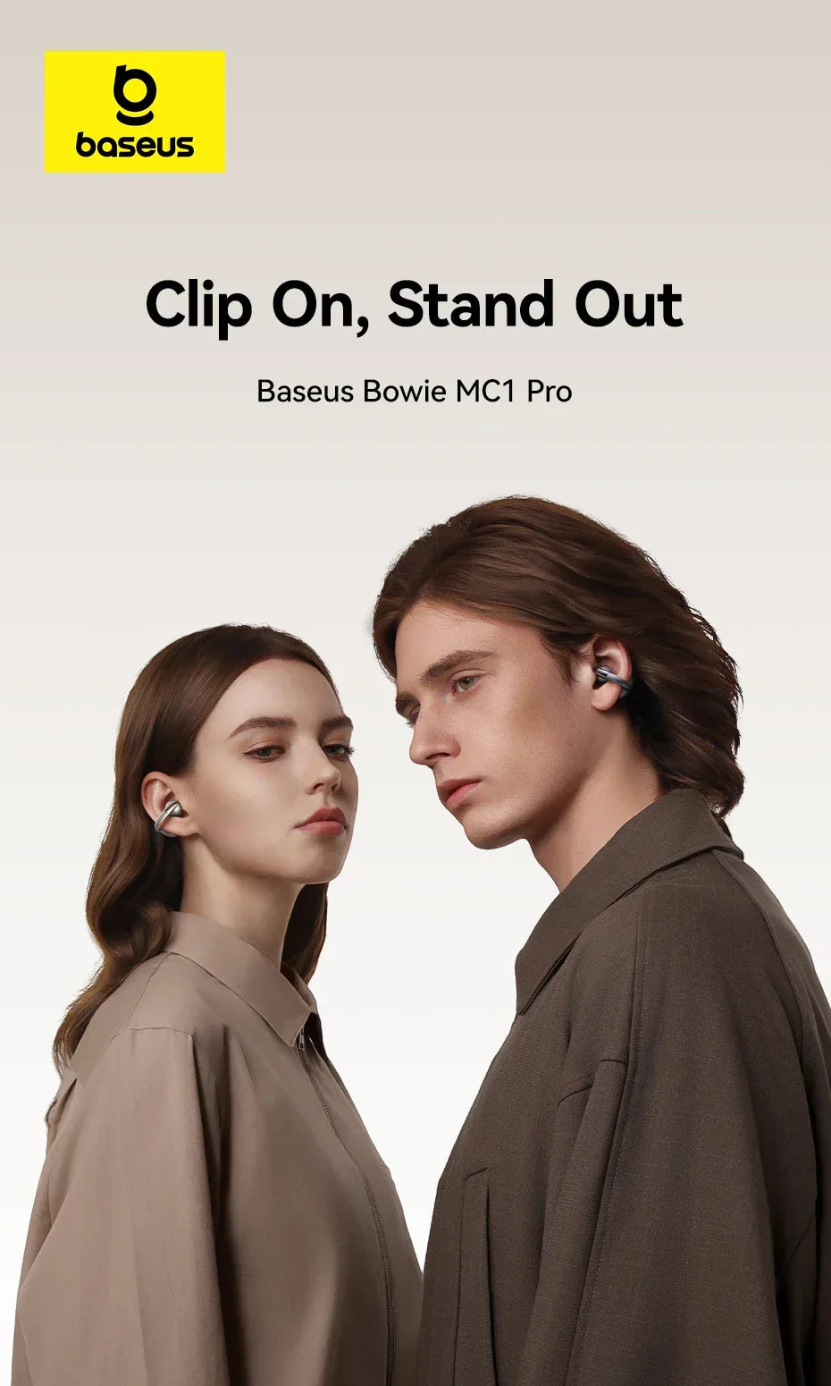 Open Ear Wireless Earbuds Bluetooth 5.4 - Tidesmit Tidesmit