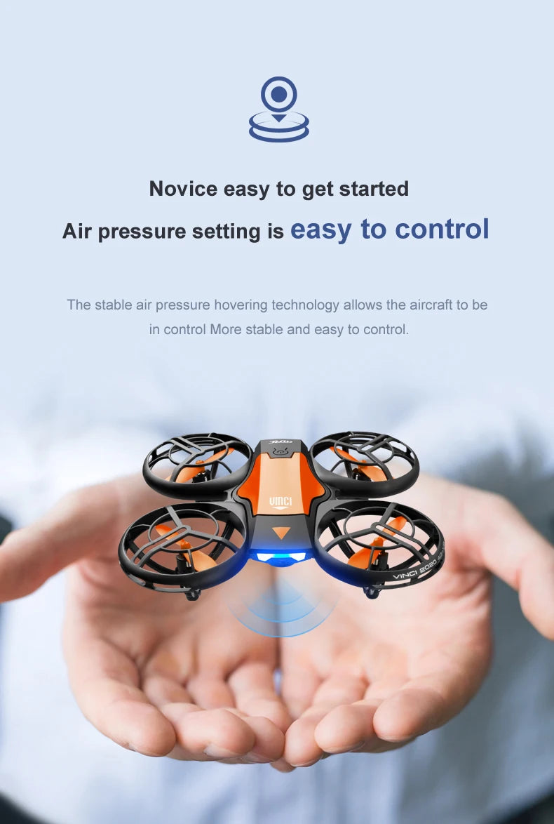 4K Camera Drone - Foldable Beginner Quadcopter with Obstacle Avoidance Tidesmit