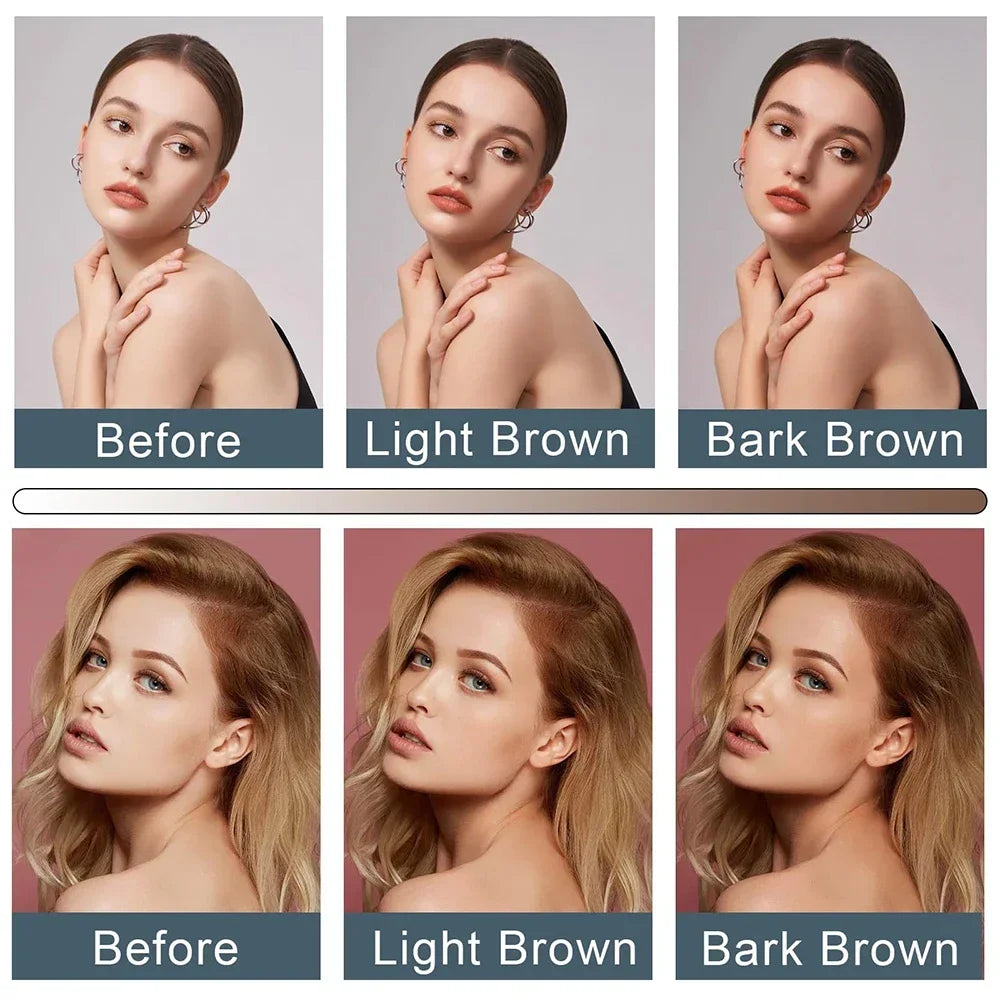 UV solarium tanning lamp results showing before and after skin tone changes with 460nm purple light therapy device.