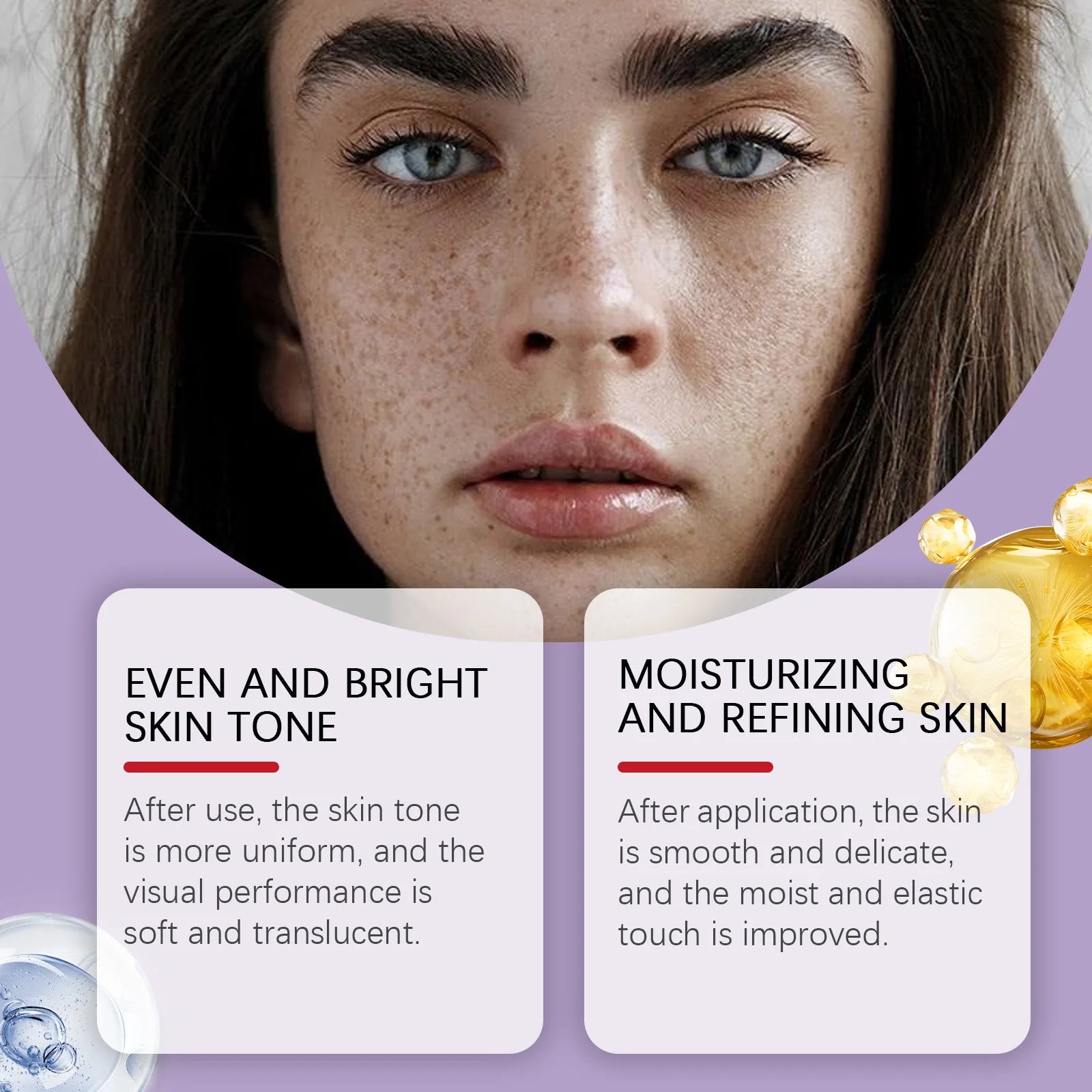 Tidesmit Subtle Glow Velvet Cream face makeup texture close-up for a soft-focus even skin tone and silky finish