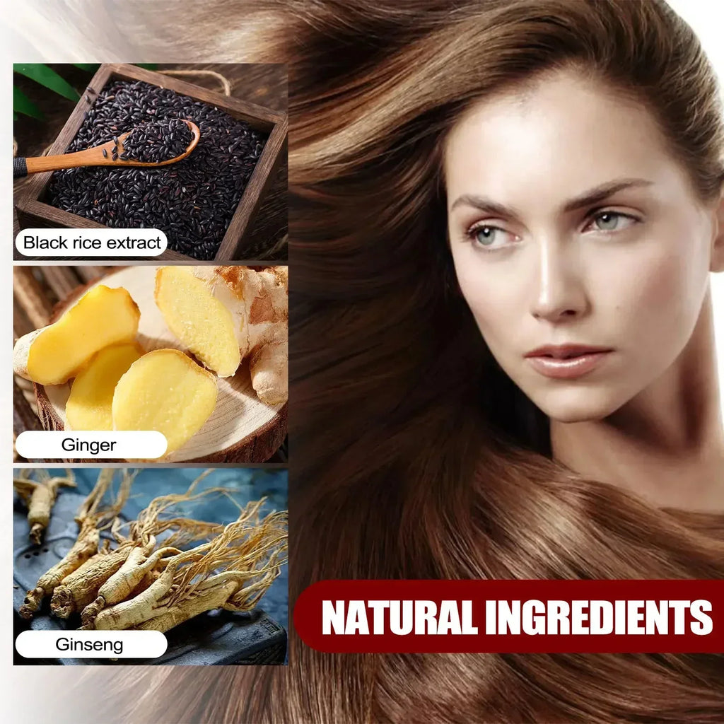 Natural Hair Care Essence Serum Anti Gray Nourish Repair For All Hair Types