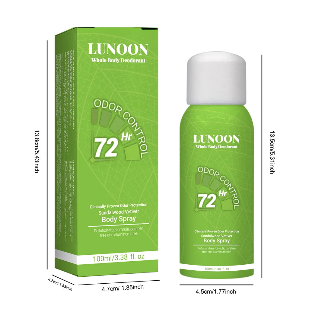 Tidesmit long-lasting antiperspirant spray for underarm odor removal, moisturizing sweat deodorizer for fresh skin.