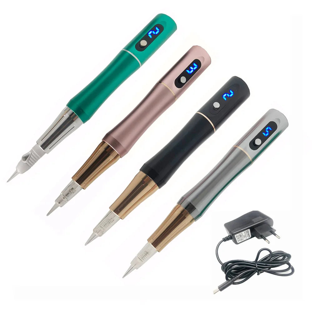 PMU Machine: Digital LED Rotary Permanent Makeup Device Kit Permanent Makeup Machines Tidesmit