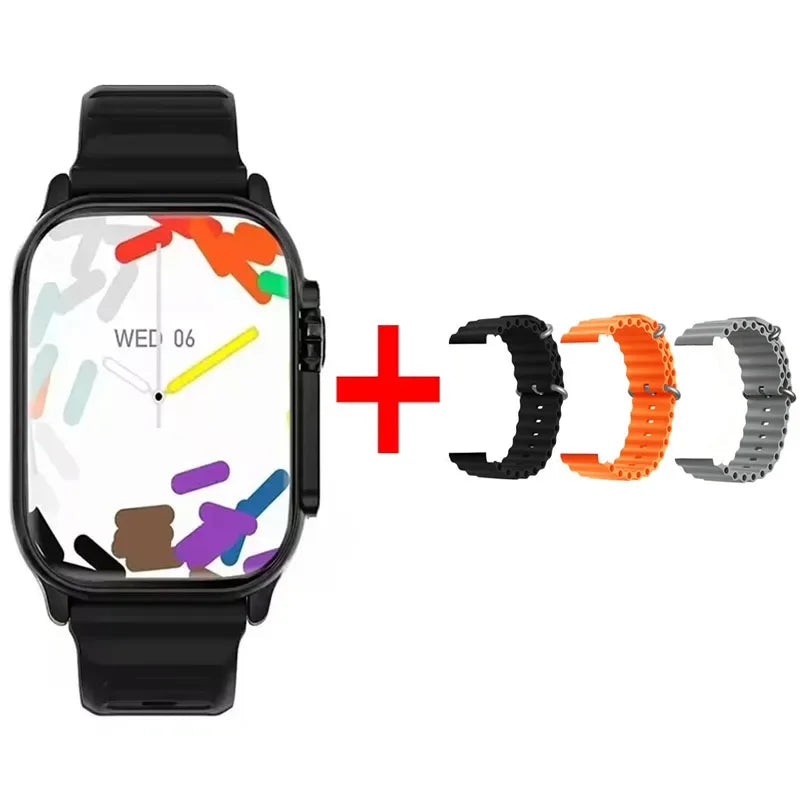 New Fashion Smart Watch Bluetooth Call Man Woman Heart Rate Health Monitoring Sports Waterproof Smartwatch 7 in 1 Straps Watch