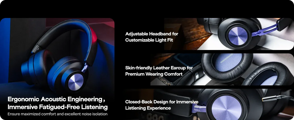Planar Magnetic Closed-Back Headphones - Tidesmit Professional Audio Tidesmit