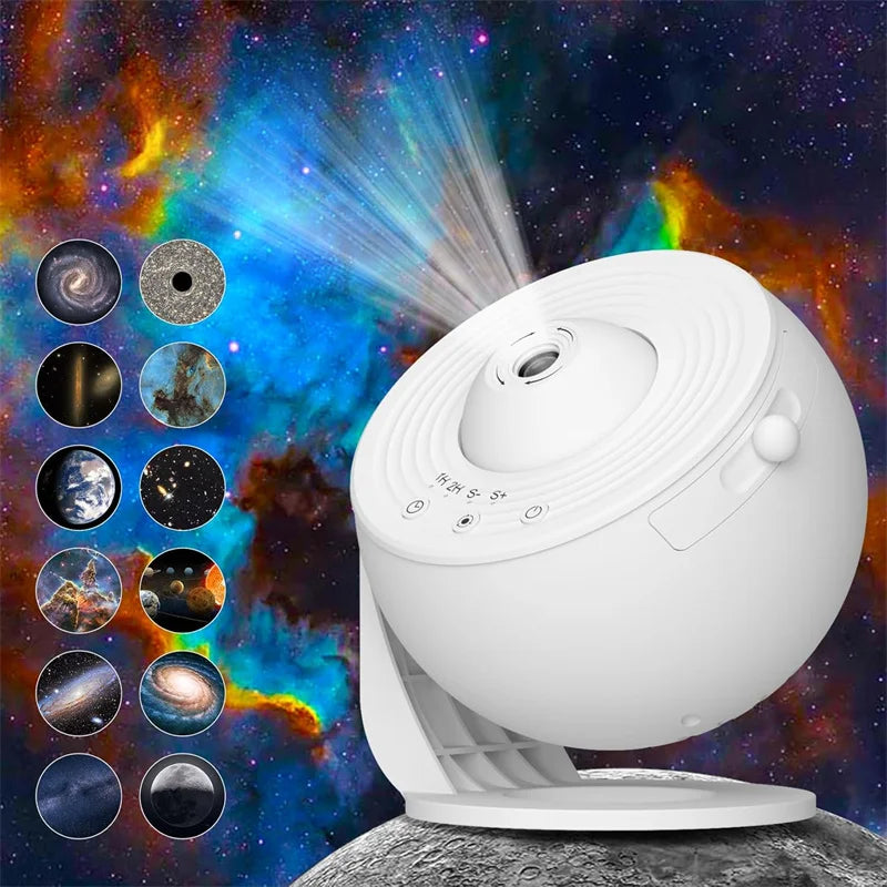 Galaxy Projector Night Light 360 Rotating LED Starry Lamp Tidesmit