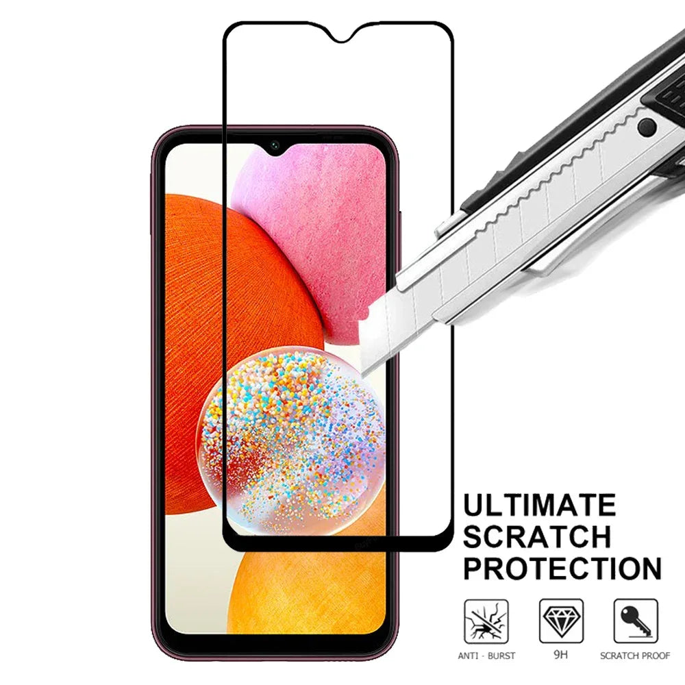 Samsung Galaxy Tempered Glass Screen Protector - 4 Pack 9H Protection Tidesmit