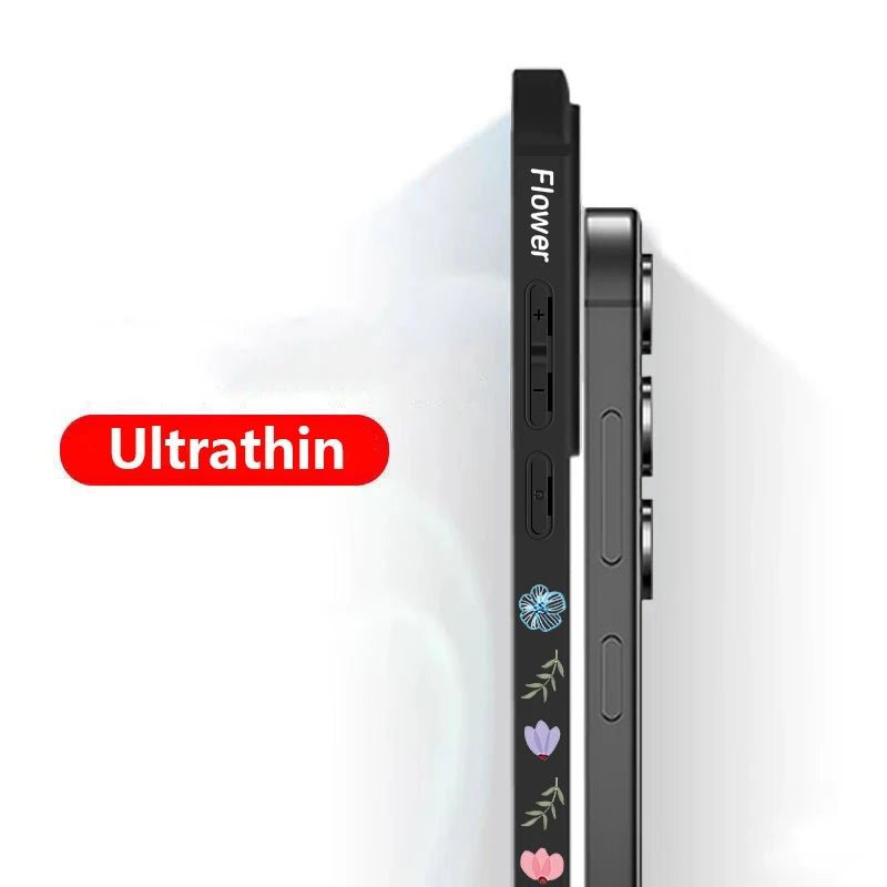 Floral Samsung Galaxy S25 Ultra Case | Slim Shock-Absorbing Cover Tidesmit