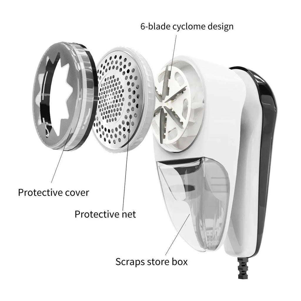 Tidesmit Zai Xiao electric fabric shaver and lint remover with ergonomic handle for professional garment care