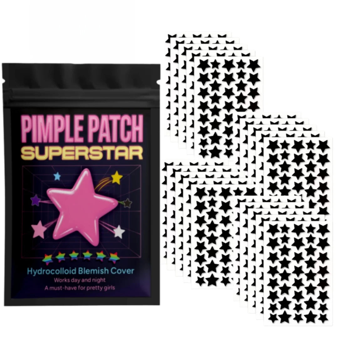 200/320/400pcs - Acne Patch, Suitable for Both Men and Women, Adult Black Star Pattern - Suitable for all skin types, acne clean