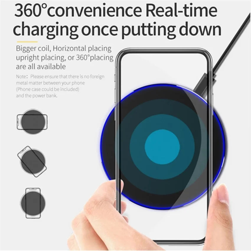 60W Fast Wireless Charger Dock | Qi Certified & MagSafe Compatible Tidesmit