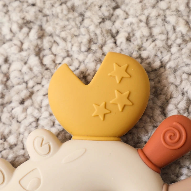Silicone Baby Teether Baby Toys 0 to 12 Months BPA Free Chewing Teething Toys Crab Multicolor Teether Reborn Silicone Toys Gift