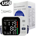 Automatic Digital Blood Pressure Monitor Upper Arm with Arrhythmia Detection 36cm Adjustable Cuff LED Display Health Tonometer