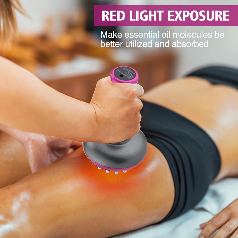 Electric Gua Sha Massager - Heated Portable Device for Lymphatic Drainage Relaxation Treatment Tidesmit