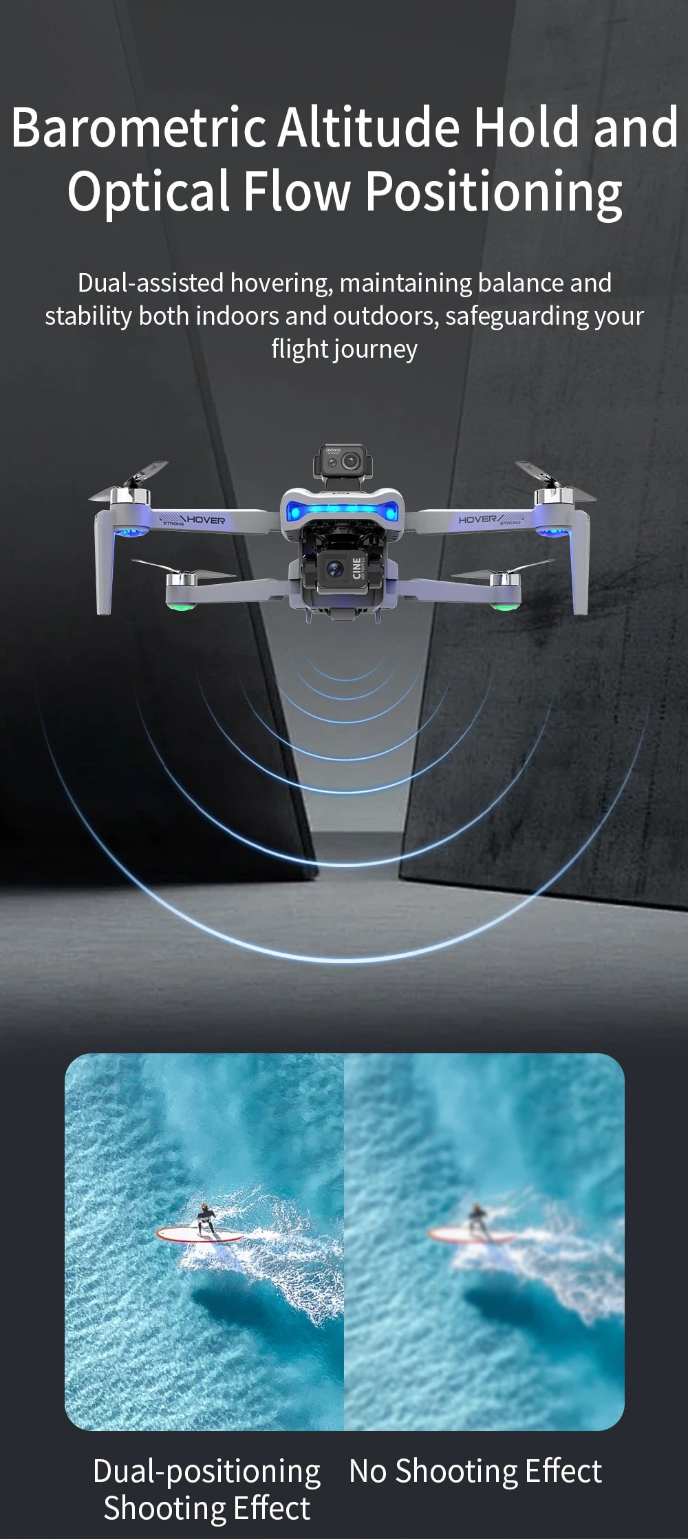 4K Camera Drone with 3-Axis Gimbal and Obstacle Avoidance - X40 PRO Tidesmit