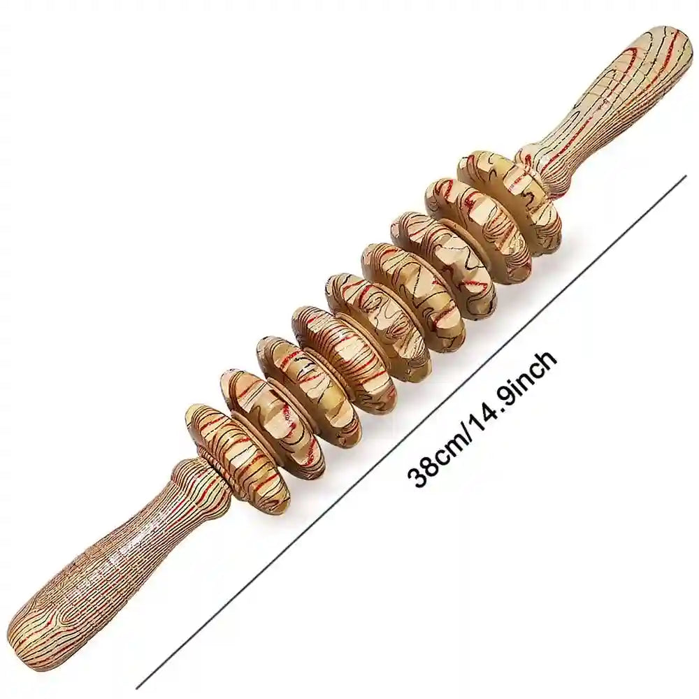 Wooden Massage Roller Stick for Deep Muscle Relief & Recovery Eye Massage Instrument Tidesmit