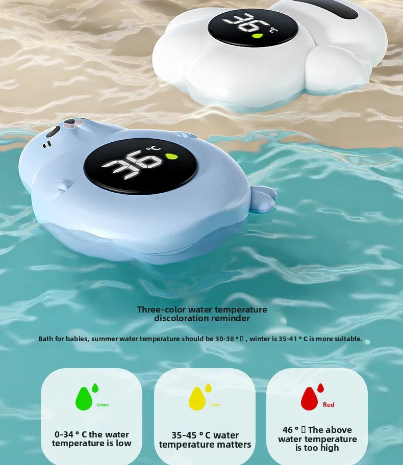 Baby Bath Temperature Meter Floating Digital Baby Bath Temperature Meter Display Temperature Tester Cartoon Floating Toy
