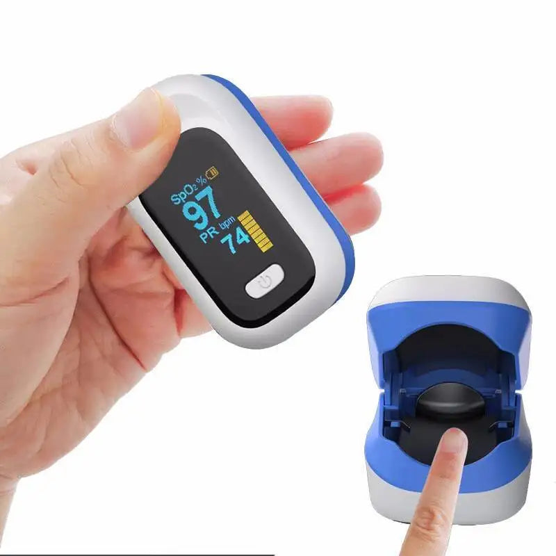 Medical Fingertip Pulse Oximeter Medical Ear forhead Body Infrared Thermometer home Saturation Meter portable  oximetro de pulso