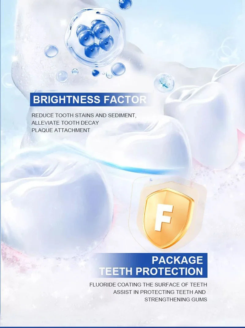 Tidesmit whitening toothpaste with hydroxyapatite for plaque removal, stain brightening, and gum health support.