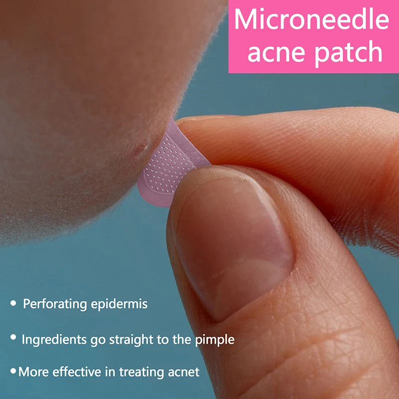 Salicylic AcidRemoval Acne Stickers Microneedle Blemish Treatment Facial Healing Treatment Skin Care Patch Tools Water-Soluble