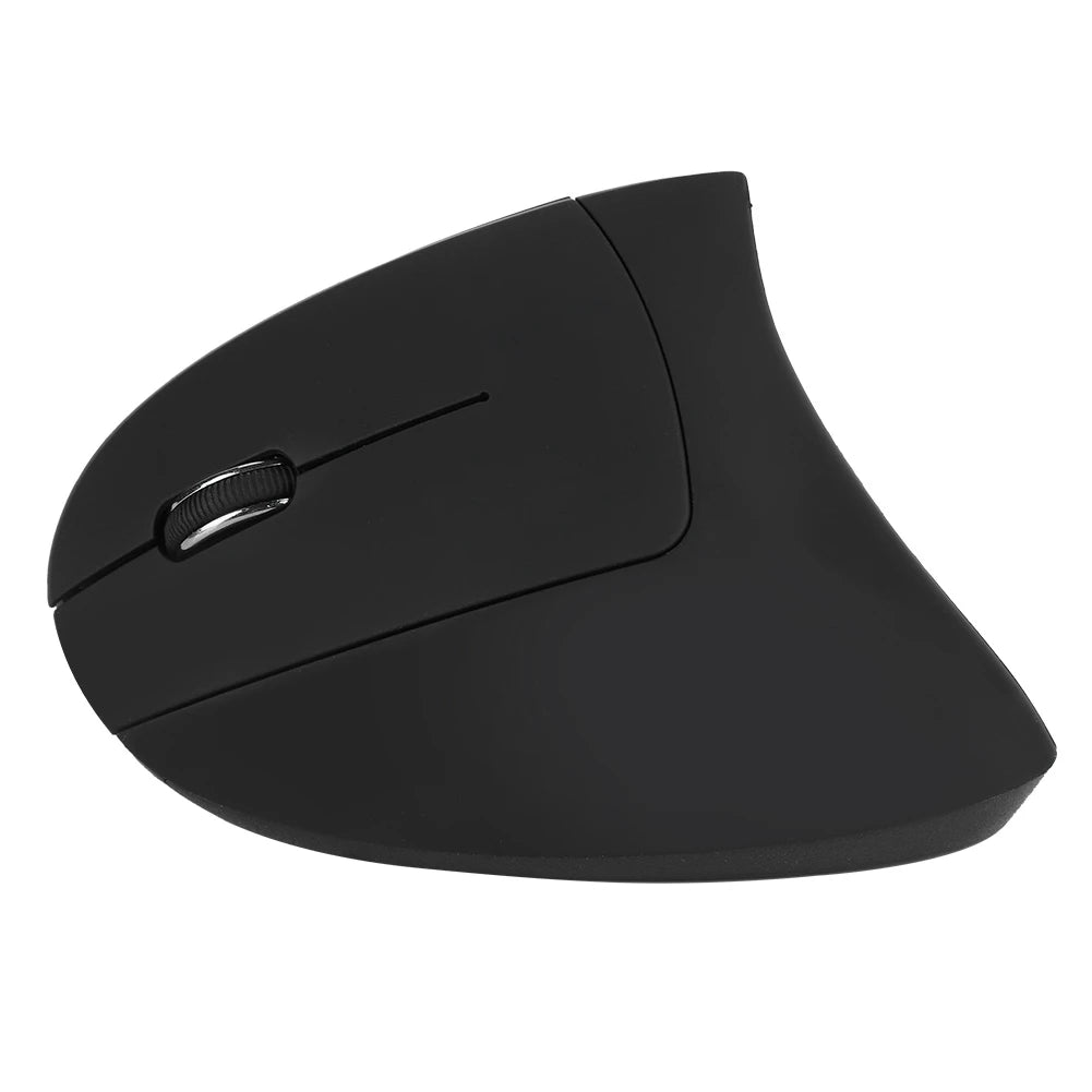 Left Handed 2.4GHz Wireless Optical Mouse USB Ergonomic Vertical Optical Mouse for PC Computer Laptop