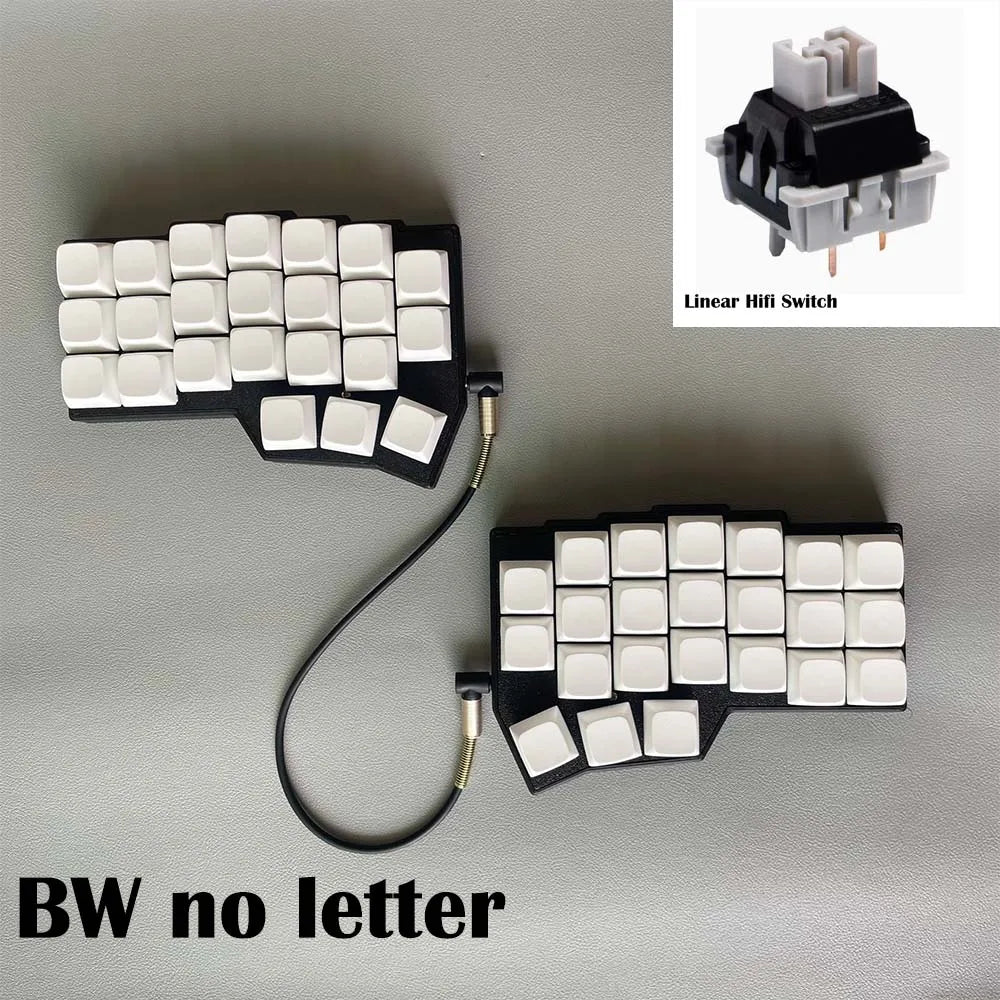 Corne V4.1 Split Ergonomics Hot-swappable MX Mechanical Keyboard Wired South RGB VIAL fully rogrammable