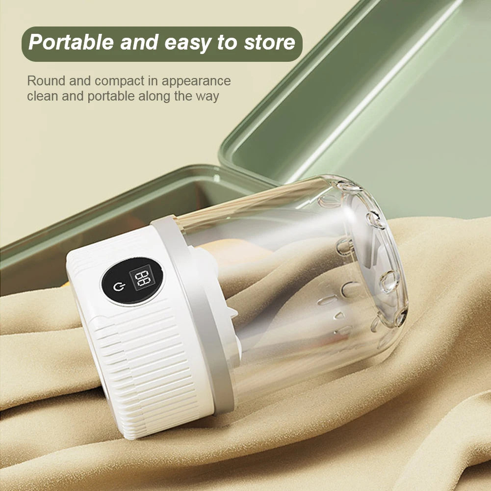 Tidesmit cordless mini underwear washer for travel and dorm with rechargeable laundry cup for portable cleaning.