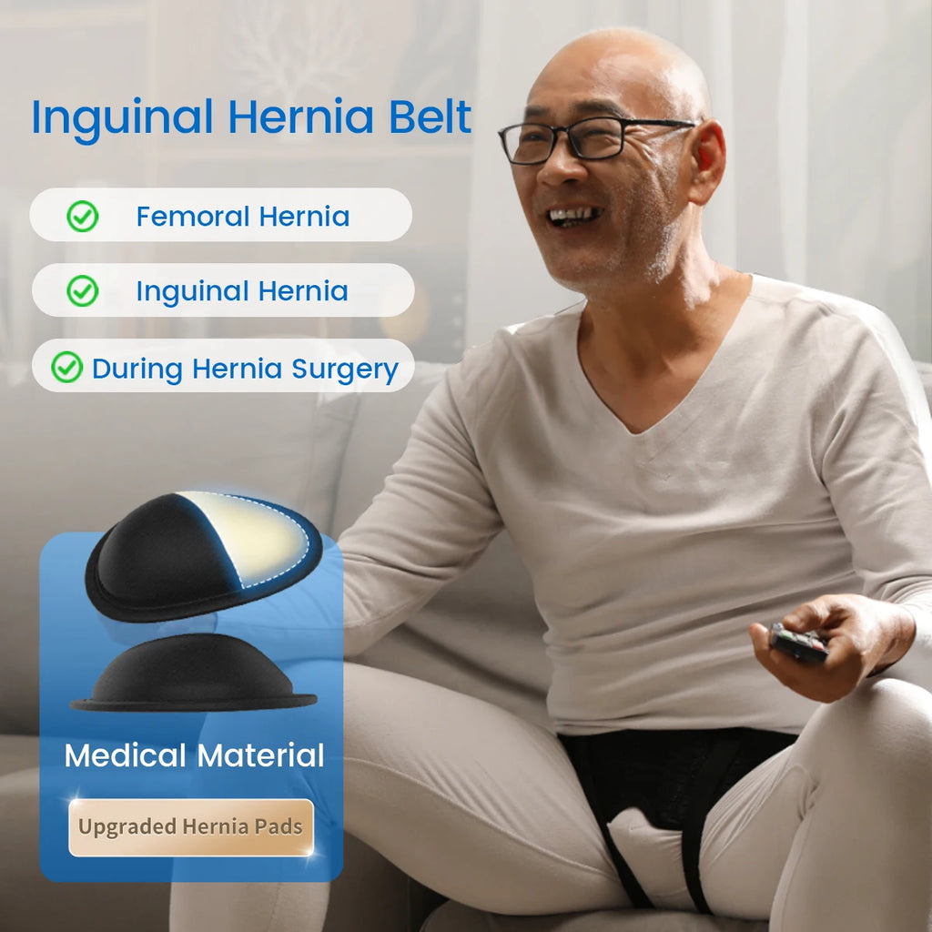 Hernia Belt for Inguinal Pain Relief - Adjustable Support for Daily Comfort Relaxation Treatment Tidesmit