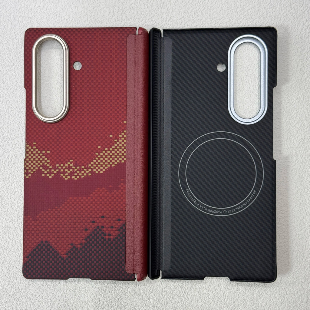 Samsung Galaxy Z Fold 7 Case: Slim Aramid Fiber Magnetic Cover Tidesmit