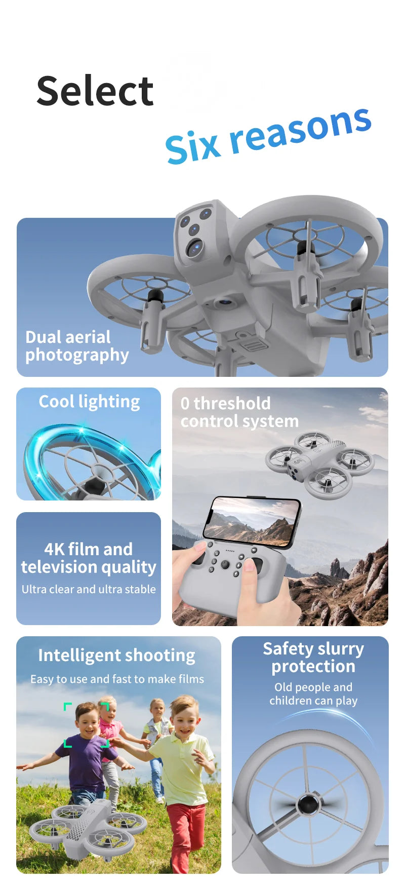 Camera Drone with Dual FPV Lens - Foldable Beginner RC Quadcopter Tidesmit