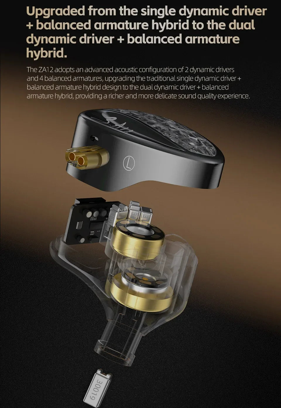 Hybrid IEM Noise Cancelling In-Ear Monitors - Tidesmit Tidesmit