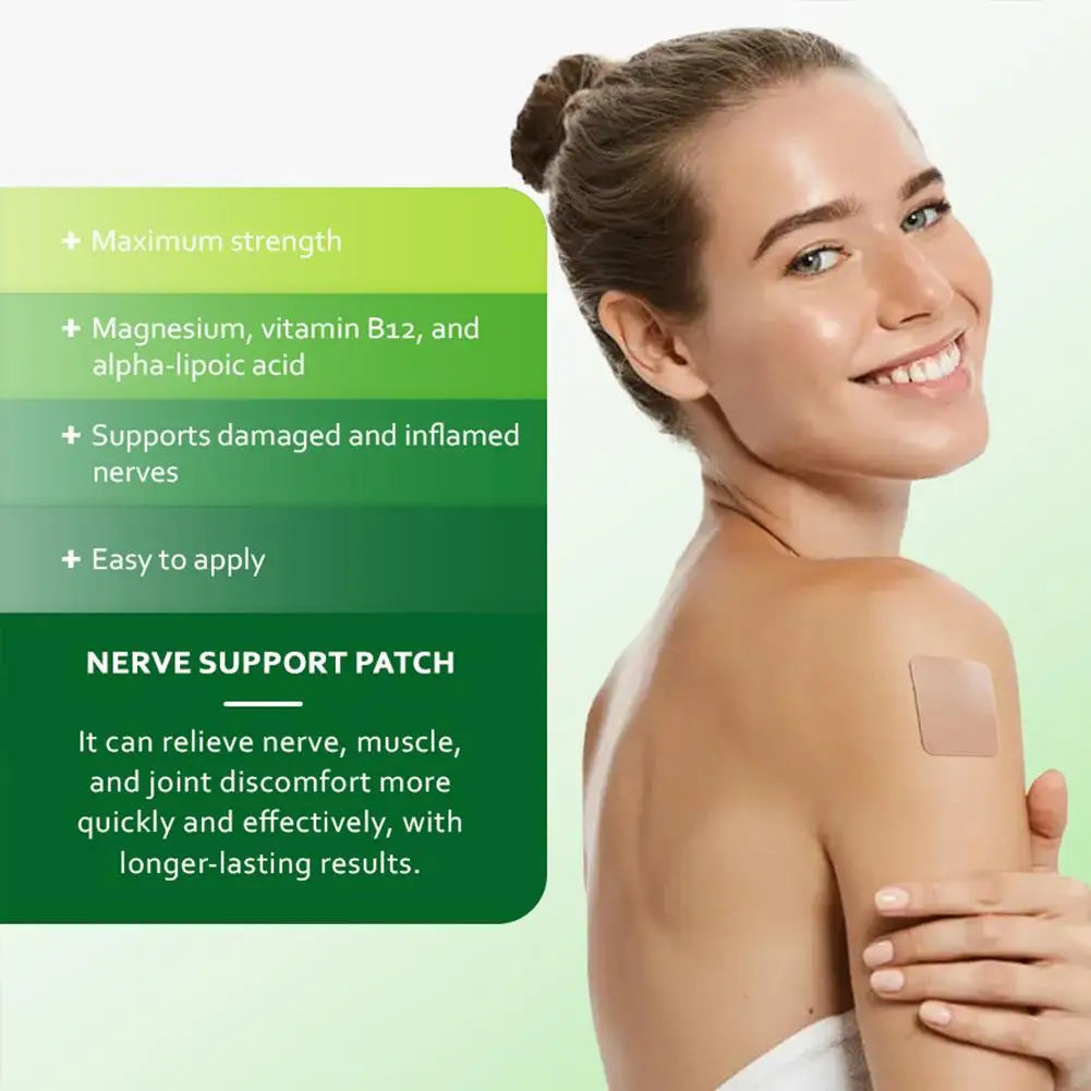 Avalaine NerVana+ Magnesium Patches 1/3/5/10pcs With B12 ALA Body Care Relaxation Support Patches Natural Calming Relax Aid