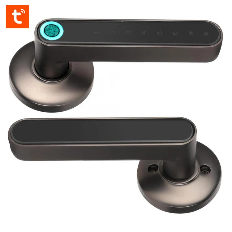 WAFU 016 Smart Lock Fingerprint APP Unlock Keyless Entry Works With iOS/Android Door Bluetooth-Compatible Password Handle Lock