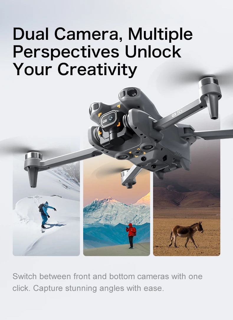 8K GPS Camera Drone with Obstacle Avoidance | Foldable Aerial Pro Tidesmit