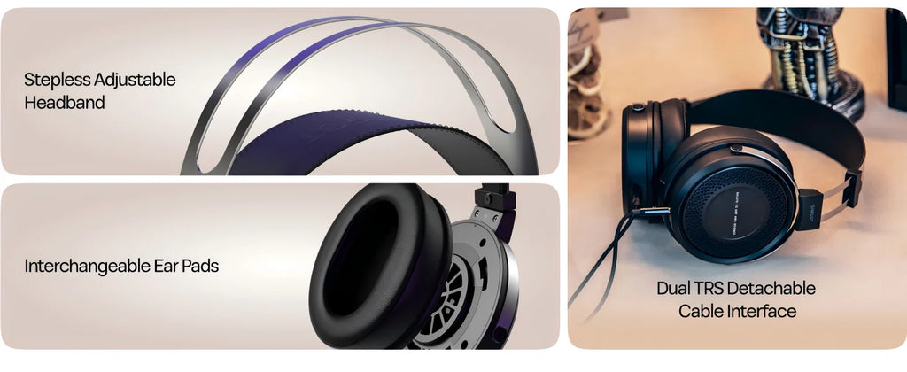 SIMGOT EP5 Wireless Headphones with 50mm Dynamic Driver & Low Latency Audio Tidesmit