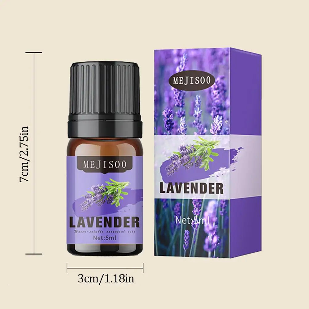 5ml Natural Essential Oils Rosemary Tea Tree Lemon Lavender Lemongrass Eucalyptus Peppermint Sweet Orange Fragrance Oil