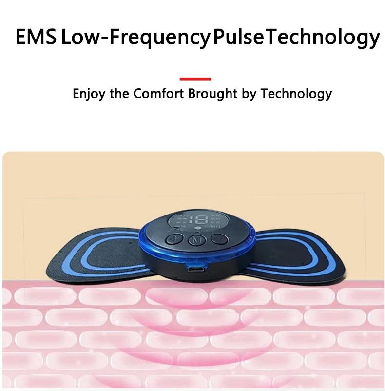 Portable Electric Massager for Muscle Relief - 8 Mode Wellness Device Massage Cushion Tidesmit