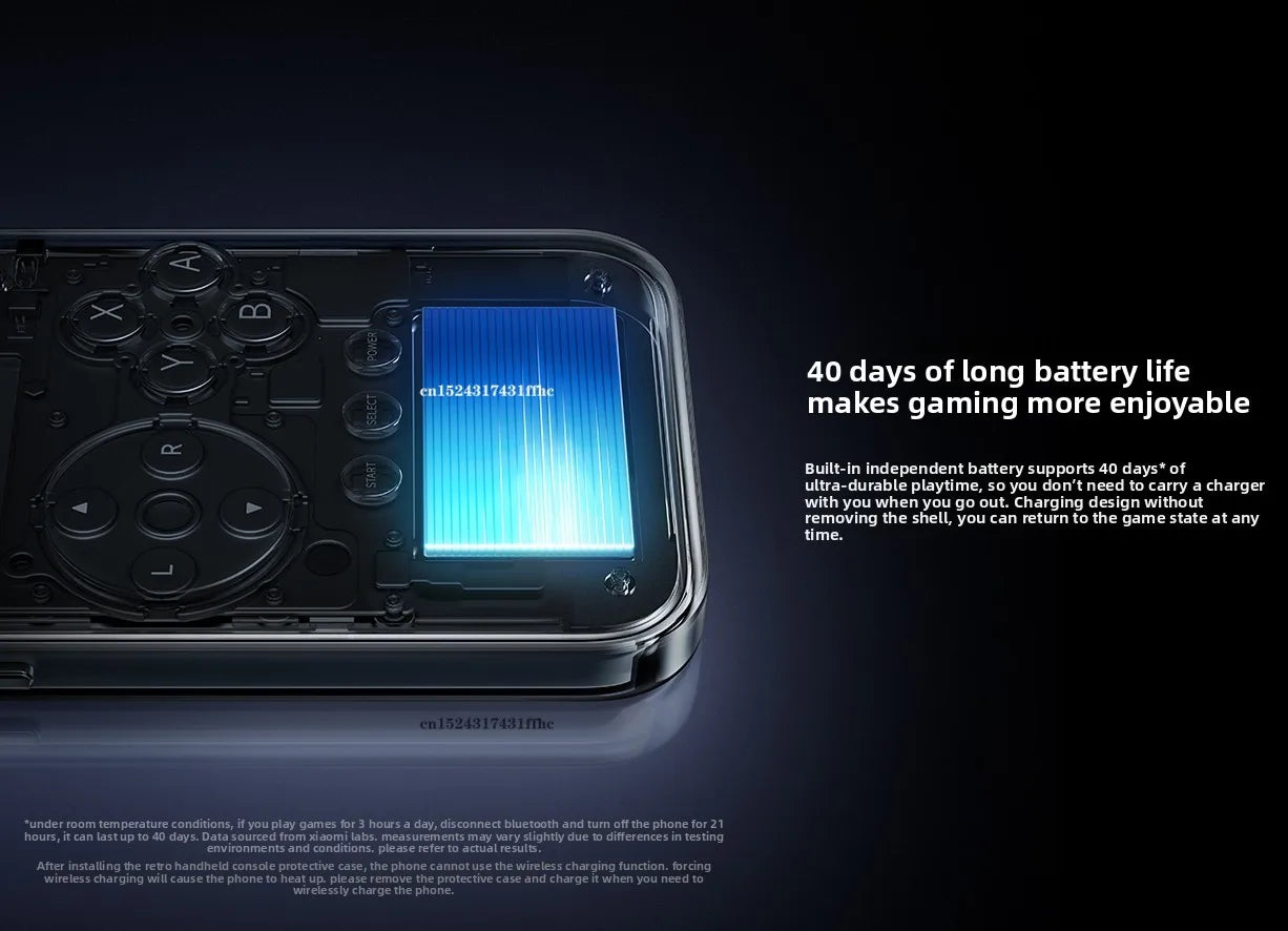 Retro Handheld Console Case for Xiaomi 17 Pro Max | Shock-Absorbing Tidesmit