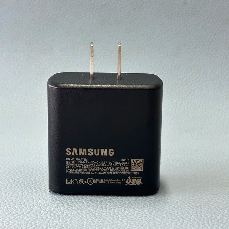 Samsung 45W USB-C Fast Charger for Galaxy S24 S25 Series Tidesmit