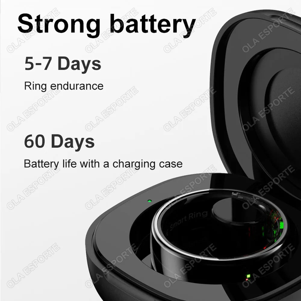 Tidesmit Smart Health Ring - Advanced Heart Rate & Oxygen Monitor Tidesmit