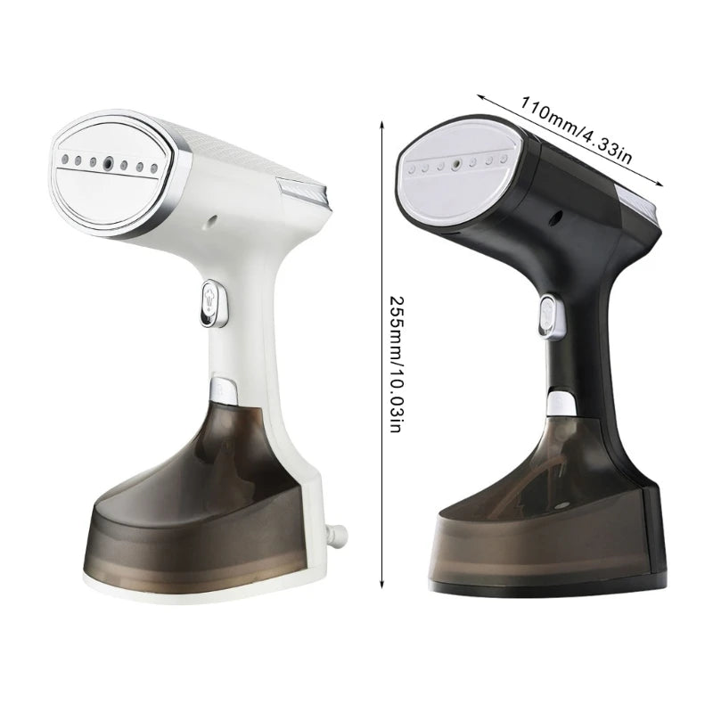 Tidesmit portable handheld garment steamer for travel showing ergonomic ABS texture design, side angle view 6