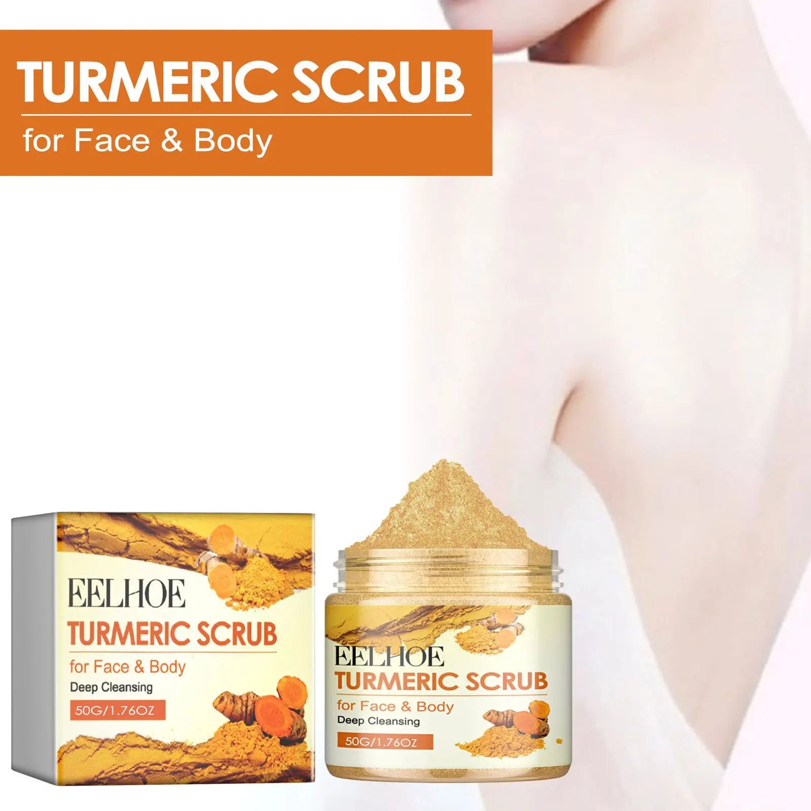 Turmeric Exfoliating Scrub for Natural Skin Radiance - 50g Tidesmit Scrubs Treatments Tidesmit