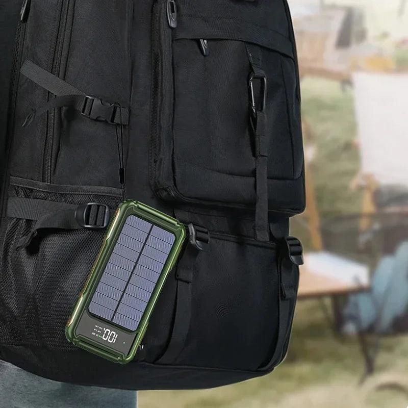Solar Power Bank 200000mAh with Built-in Cables | Tidesmit Tidesmit
