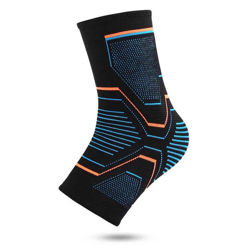 Ankle Brace Support Sleeve 3D Compression Ankle Protector Anti-Sprain Breathable Elastic for Running Basketball Gym Fitness Men